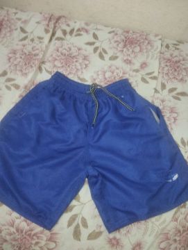 Shorts Tactel de Praia Azul