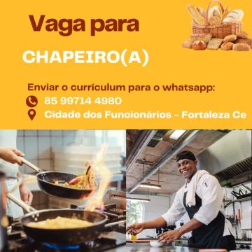 Vagas Para Chapeiro(a)