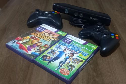 Kinect, Controle e jogos xbox 360 (Leia)