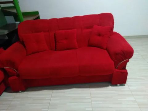 Sofá e rack