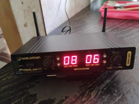 Transmissor de Som Wireless Waldman Freelink 16 Dual UHF