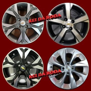 Jogo de Rodas ARO15- Modelos Variados- Onix Chevrolet