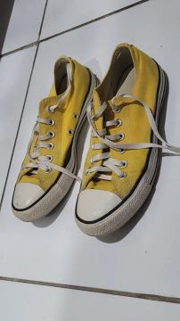 All Star Amarelo Cano Baixo