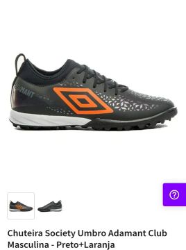 Chuteira Society Umbro Adamant Club Masculina