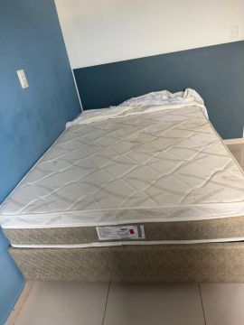 Cama box de casal com colchão molas individuais ensacadas