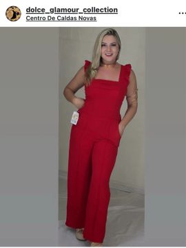 Macacão Vermelho - Novo