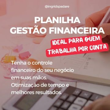 Planilha de finanças para seu negócio