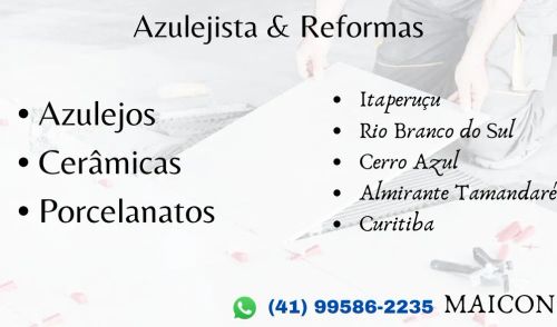 Azulejista e reformas 
