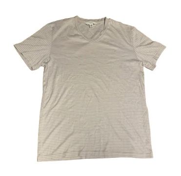 Camiseta Calvin Klein Original Listrada Elastano Body Fit 100% Algodão Importada Tamanho M