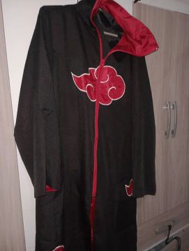 Sobretudo/manto Akatsuki 
