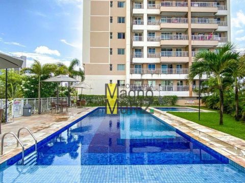 Apartamento com lazer completo e 3 quartos para alugar, 70 m² por R$ 2.500/mês- Papicu - F