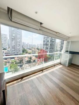 Apartamento de 47 m² com a melhor planta do Brooklin para venda: uma suíte e um lavabo. 1 