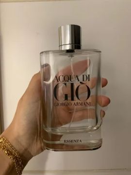 frasco vazio perfume acqua de gio