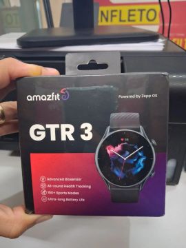 Smartwatch Amazfit GTR 3 Thunder Black Original, Novo na Caixa!