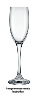 Jogo de Taça Champagne / Espumante (04 peças) 190ml - Nadir Figueiredo.