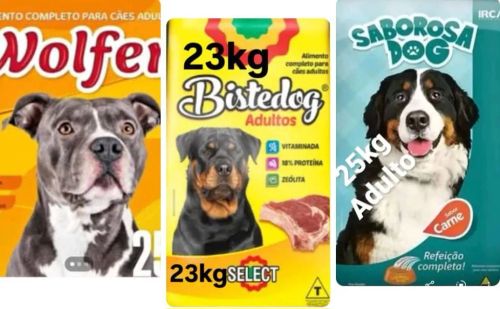 Ração para Cães Adultos - Diversas Marcas e Tamanhos