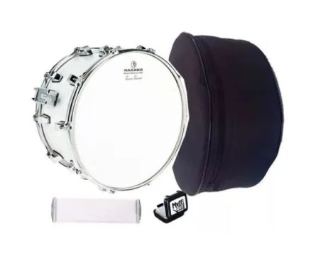 Kit Caixa Bateria Nagano 14x8 C/muff+esteira 40 Fios+ Bag