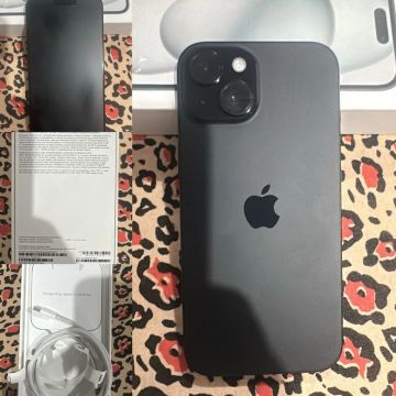iPhone 15 Preto 128GB - Novo