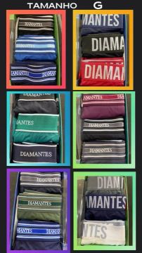 Cueca adulto diamante lingerie 
