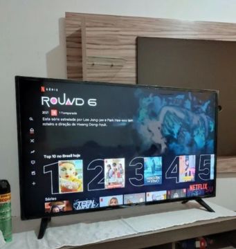 Smart Android tcl 32" semi nova com documento 
