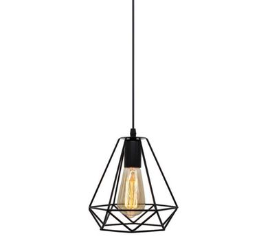 Pendente Vintage Diamante Preto