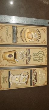 3 quadros de resina vintage