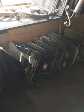 Radiador/ventoinha e condensador várias marcas de carro 