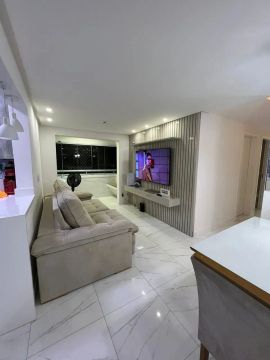 Apartamento 3 Quartos, Distribuído Em 70M² E 1 Vaga De Garagem Em Piatã. CUIKHF