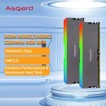 Memória ram Asgard Loki RGB 2x8Gb 3200Mhz