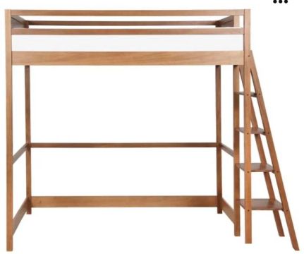Cama de casal suspensa tokstok