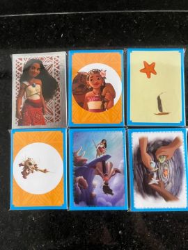 SET Completo Moana 2 -  Todas Figurinhas Para Cola Original