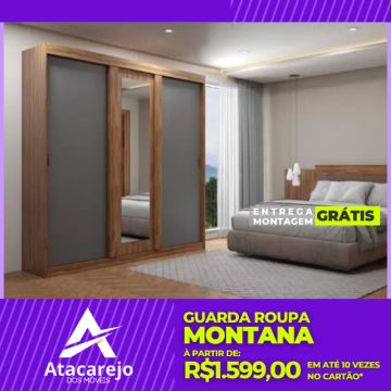 Guarda Roupa Casal Entrega e Montagem Grátis 