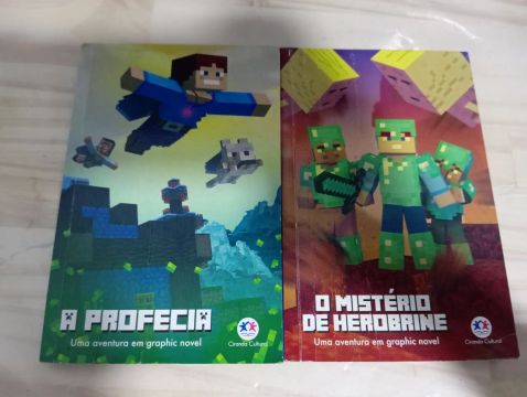 Livros Minecraft: A Profecia e O Mistério de Herobrine