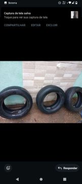 Pneus aro 15. $150 