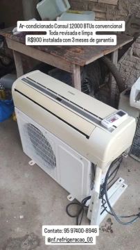 Ar Condicionado Consul 12000 BTUs - Revisado e Limpo