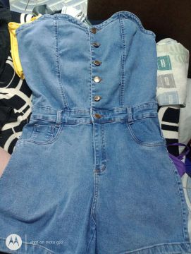 Macacão Jeans - Novo