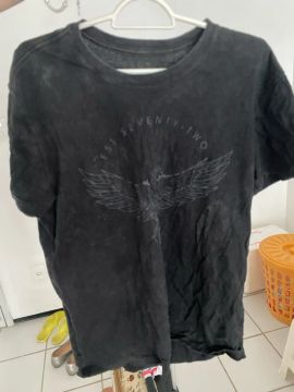 Camisa Ellus Preta Aguia Basica tam M