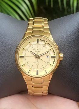 Relógio Masculino Dourado Original Altíssima Qualidade EXCLUSIVO 