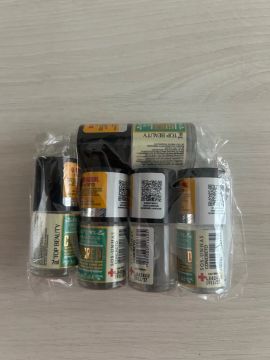 kit 5 esmaltes tratamento top Beauty 7 ml concreto