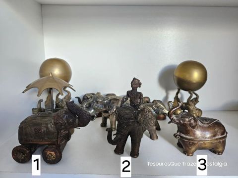 Elefantes Antigos - Antiguidades (Valores na Descrição)
