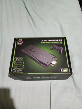 Video Game Stick Lite 4k Jogos Retro Clássicos + 2 Controles Sem Fio