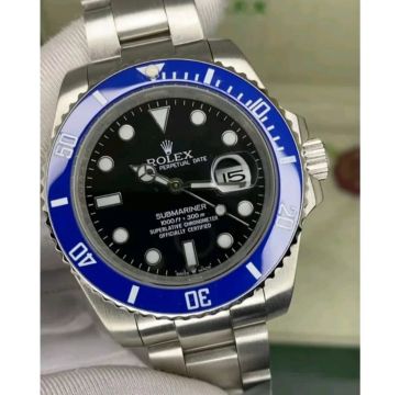 Rolex Submariner bezel qual visor preto linha Premium AAA+suíço