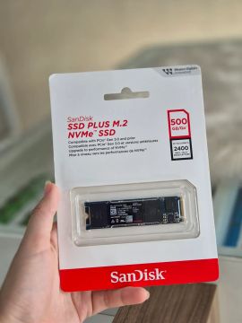SSD SanDisk NVMe 500GB M.2 - Novo