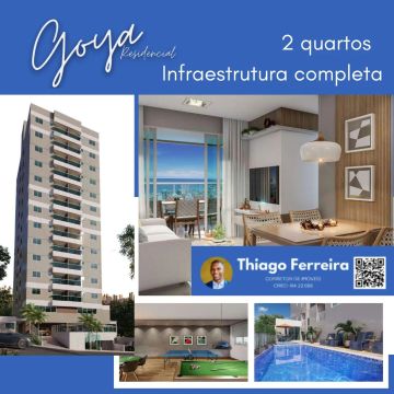 Apartamento De 2 Quartos No Rio Vermelho, Goya Residencial. 1KRHBEH