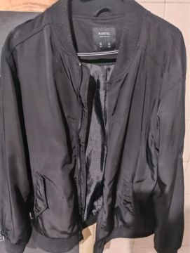 Jaqueta blusa Bomber Masculina Preta 