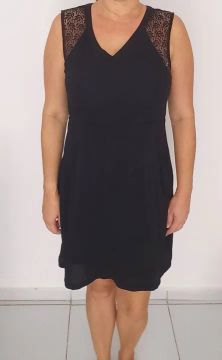 Vestido em crepe