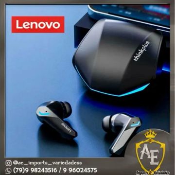 fone de ouvido lenovo preto