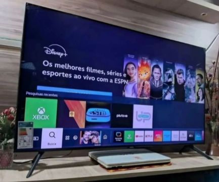 TV Samsung Smart 50 4K Cristal Nota Fiscal e caixa 1650