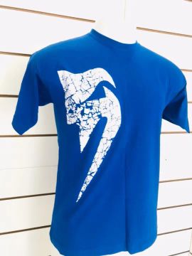 camiseta azul venum luta fight tamnho p ( grande)
