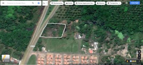 Área de 4000m² para Chácara na entrada de Caravelas-BA
